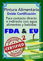 Declaracion conformidad contacto alimentos FDA y EU epoxy FK-100 FoodGrade,